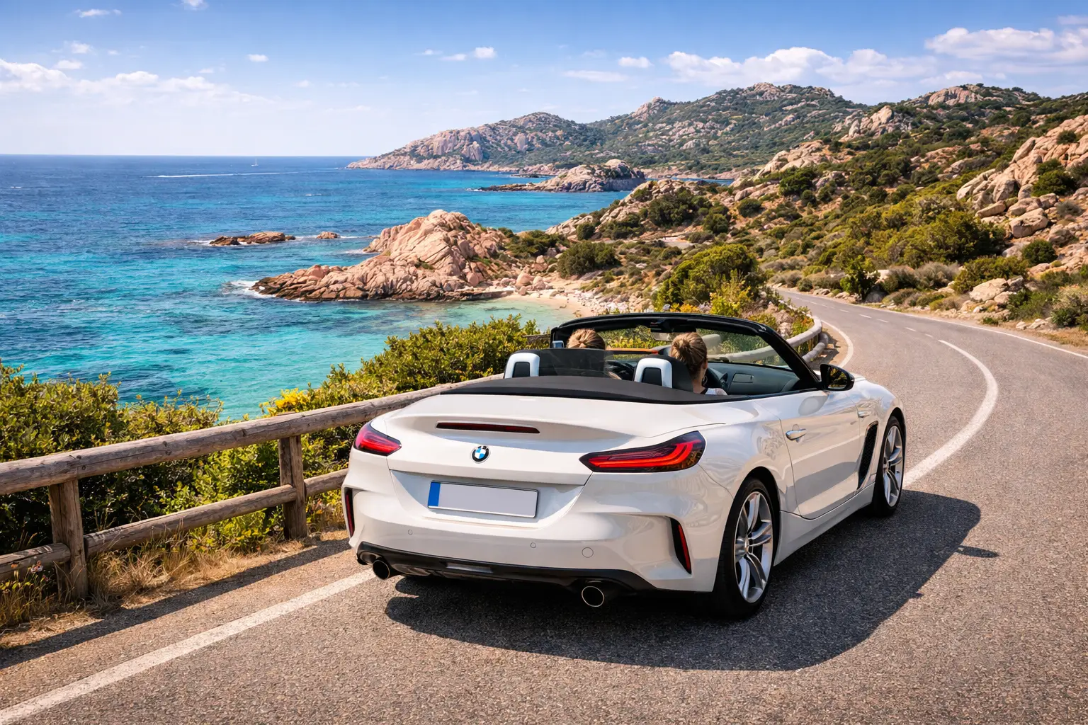 Cabrio Sardinien Mietwagen