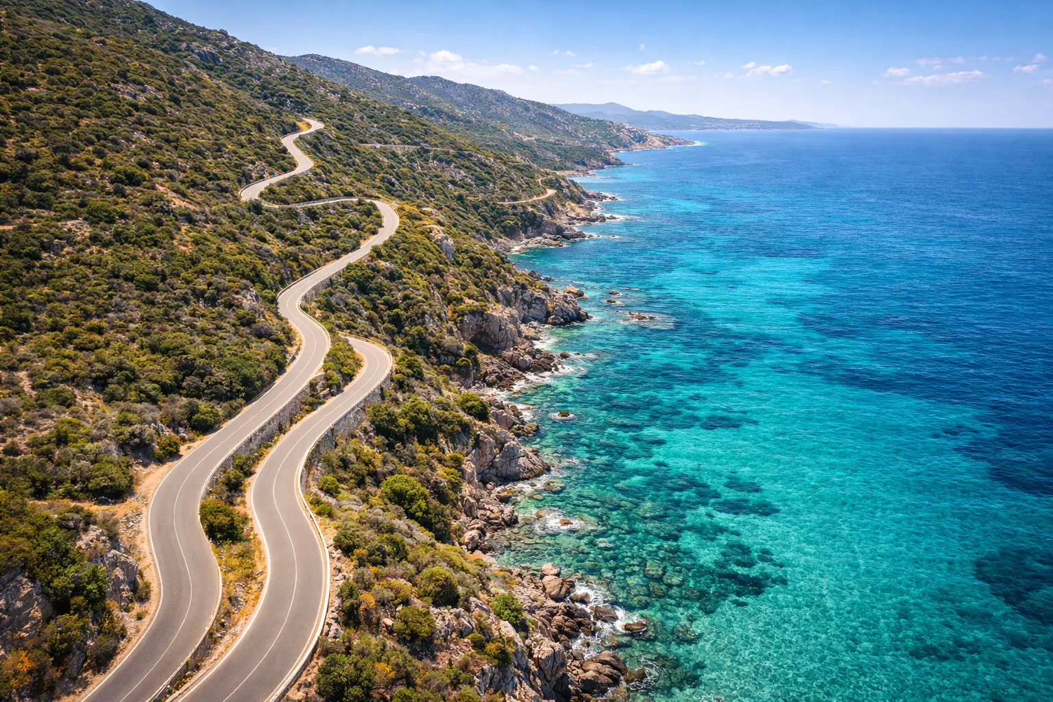 Küstenstraße Sardinien